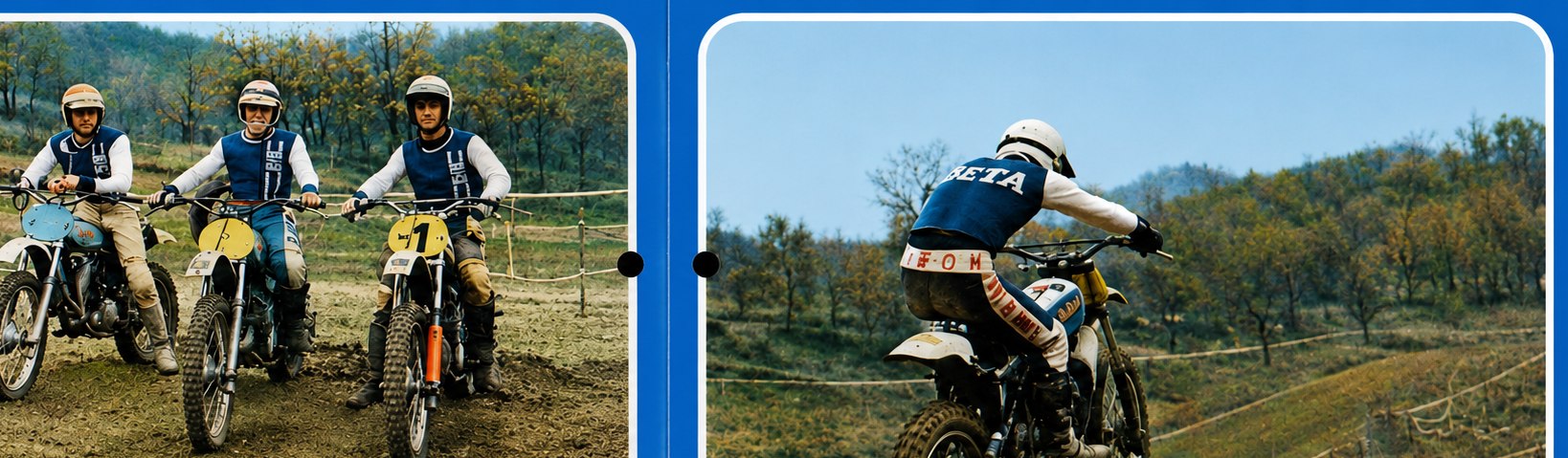 Moto Beta d'epoca da cross